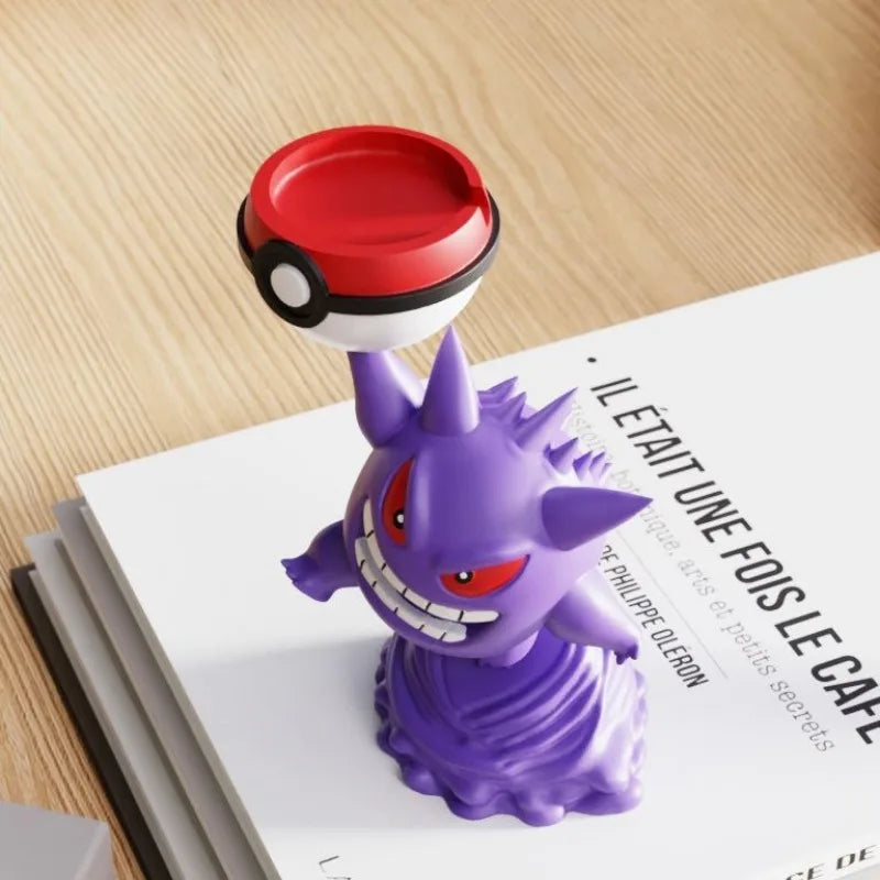Pokemon Gengar Watch Charging Stand for Iwatch Series 9 8 7 6 5 SE 4 3 2 Charger Dock Station Resin Bracket Tabletop Decor New