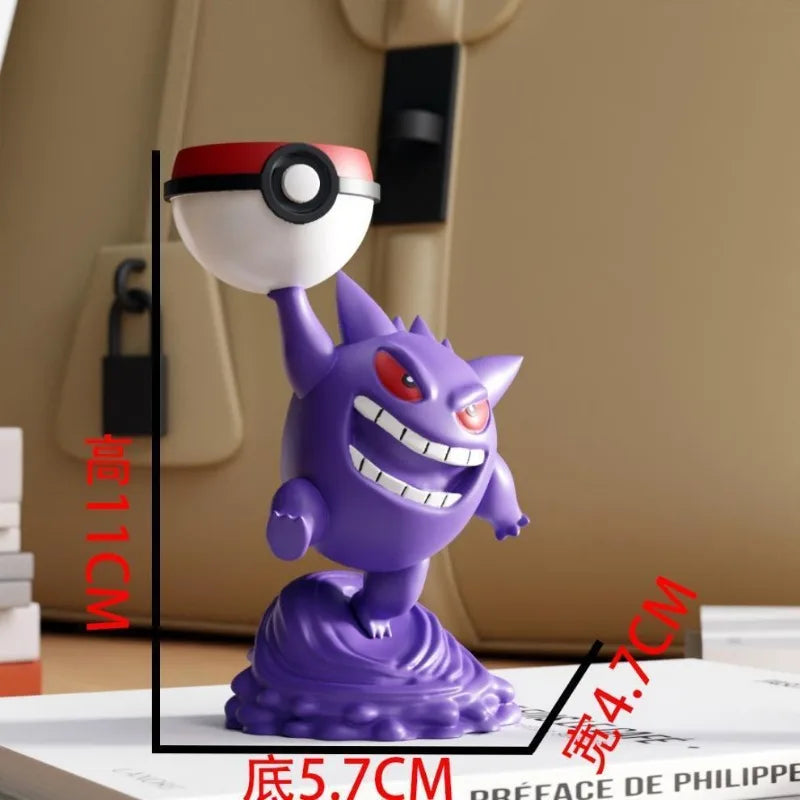 Pokemon Gengar Watch Charging Stand for Iwatch Series 9 8 7 6 5 SE 4 3 2 Charger Dock Station Resin Bracket Tabletop Decor New